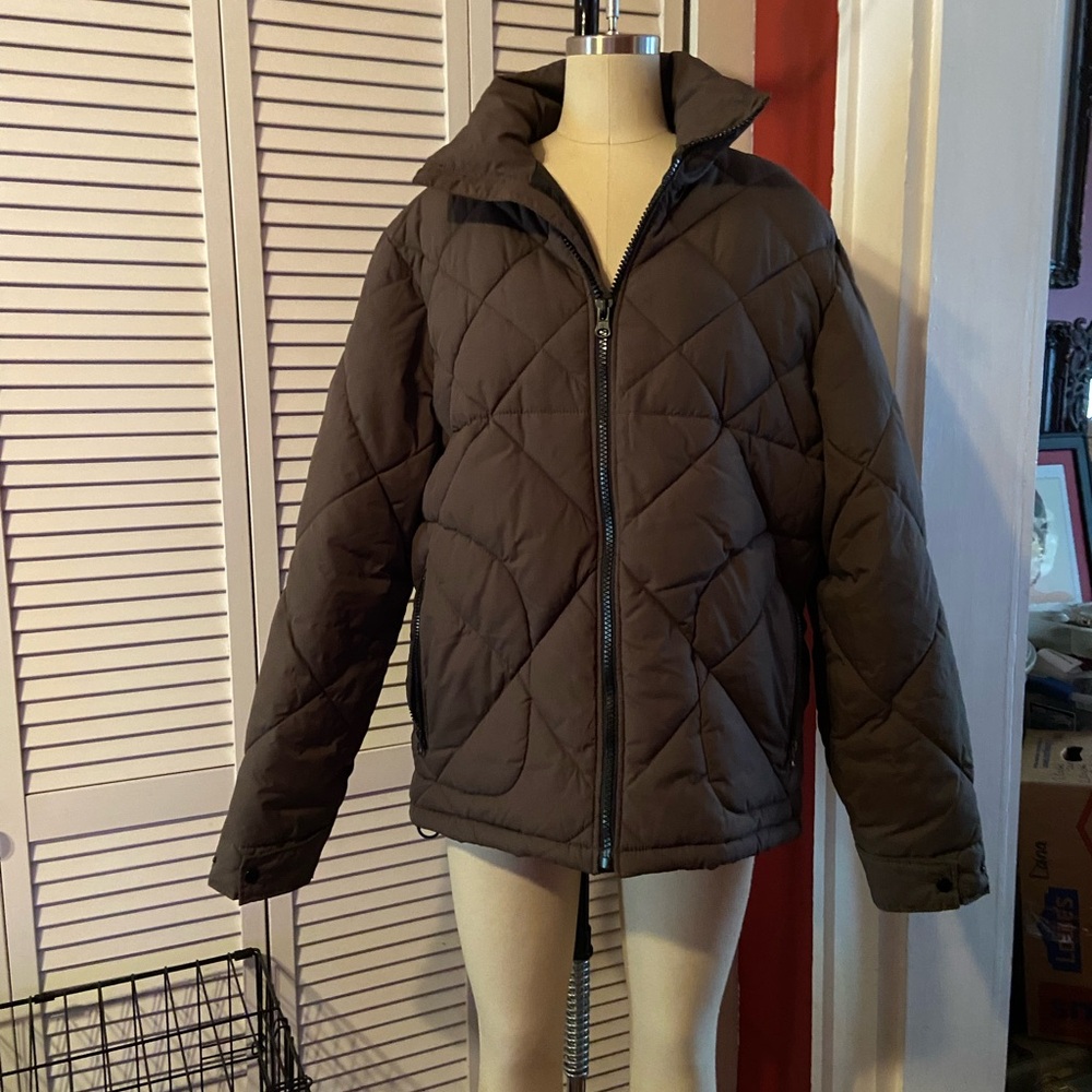 Old Navy size M Quilted Dark Olive Green Jacket